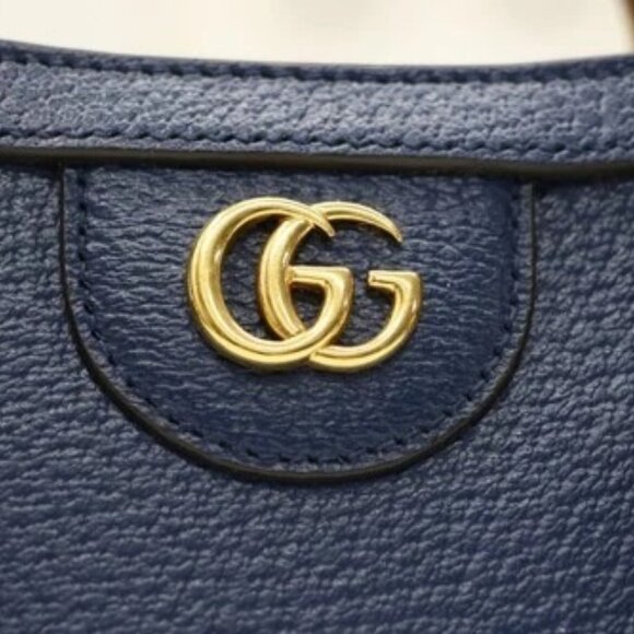 GUCCI Diana NM Bamboo Handle Tote Leather Mini - Blue - Picture 2 of 13